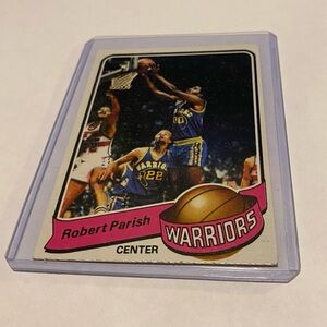 Robert Parish 1979 Topps Basketball Card Vintage.